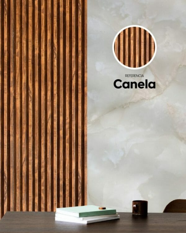 Panel wpc o listones de madera 13 Pared WPC instalada, obra 5