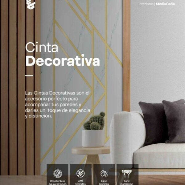 Cinta decorativa para pared