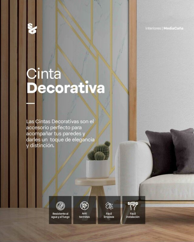 Cinta Decorativa 1 Cinta decorativa para pared