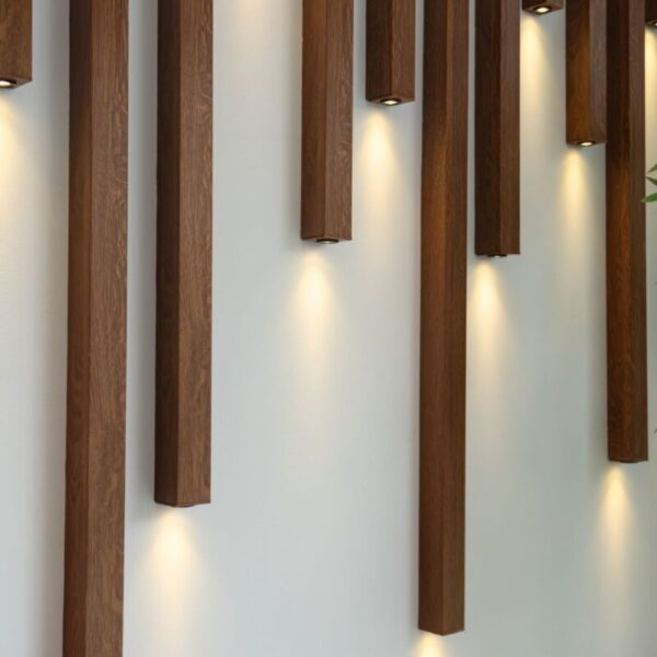 Listones WPC interior en pared